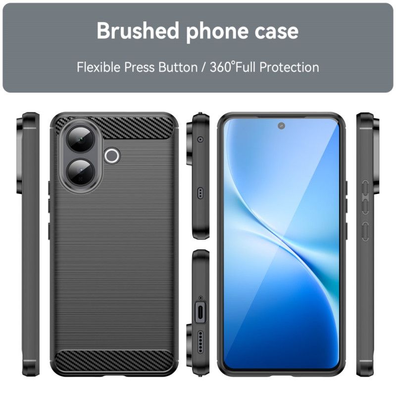 Hülle Vivo V60 Lite Gebürstete Kohlefaser