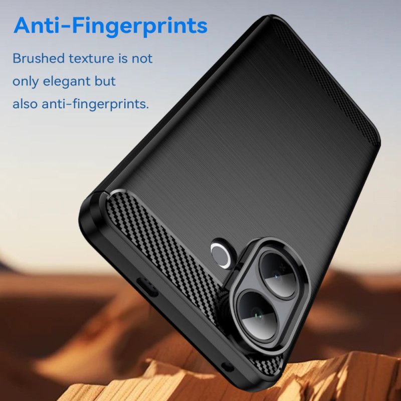 Hülle Vivo V60 Lite Gebürstete Kohlefaser
