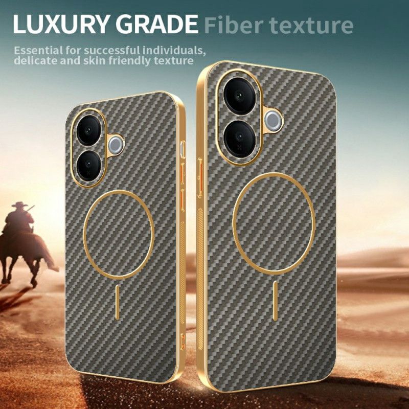 Hülle Vivo V60 Lite Handyhülle Carbonfaser-optik