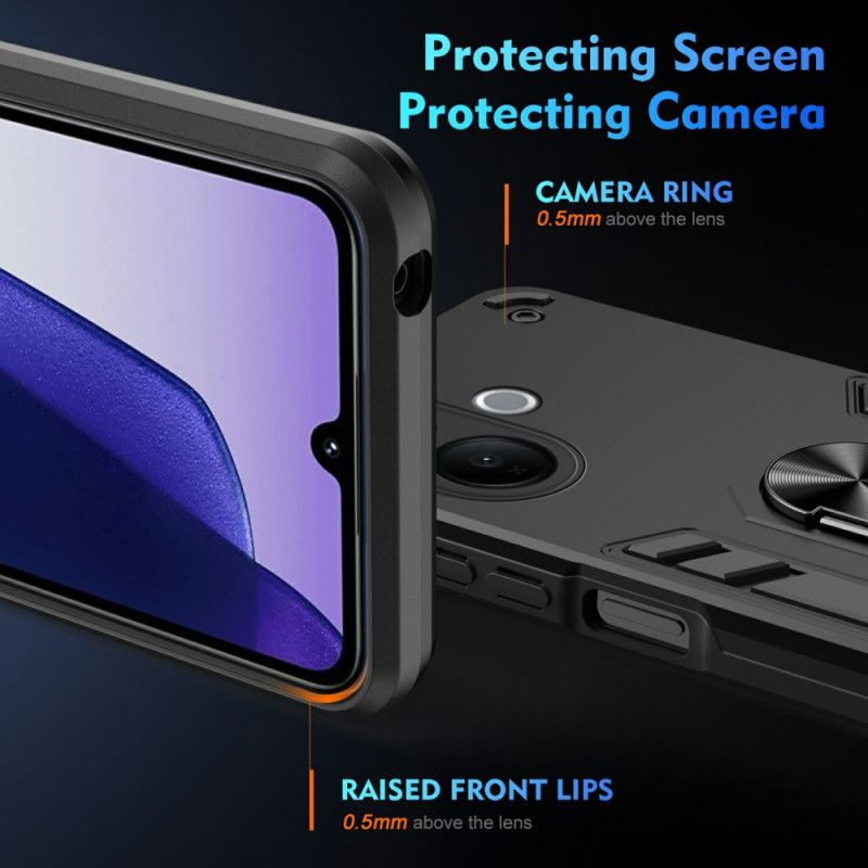 Hülle Vivo V60 Lite Handyhülle Ringhalter Und Verstärkter Schutz