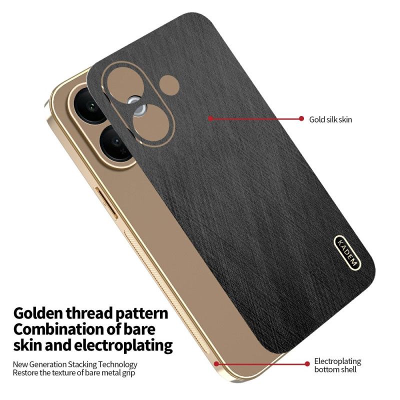 Hülle Vivo V60 Lite Handyhülle Seidenstruktur