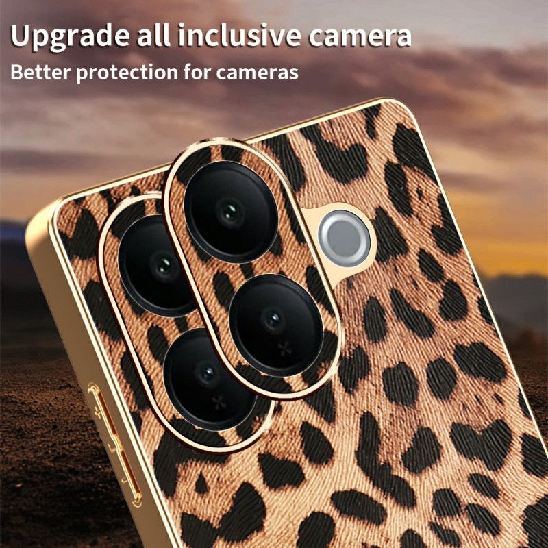 Hülle Vivo V60 Lite Leopardenmuster