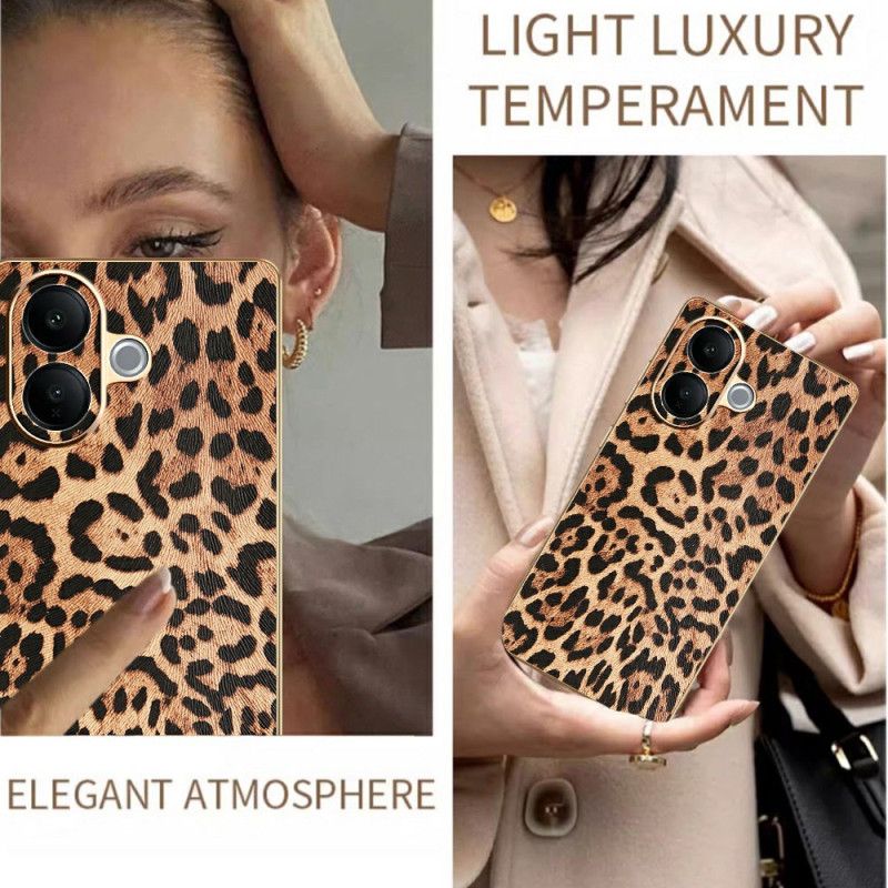 Hülle Vivo V60 Lite Leopardenmuster