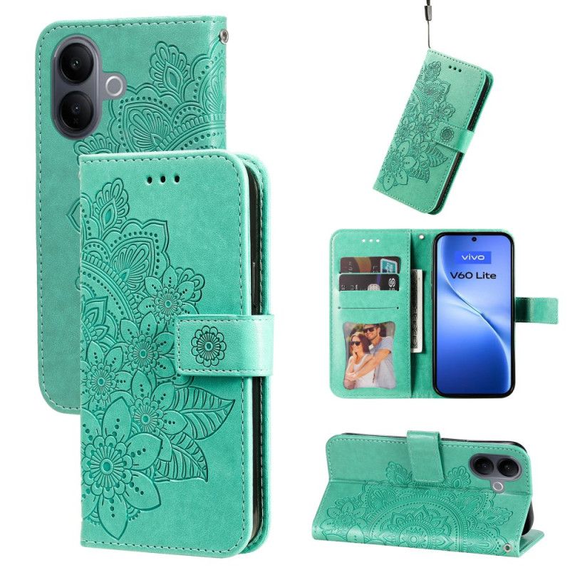 Lederhüllen Für Vivo V60 Lite Mandala-muster
