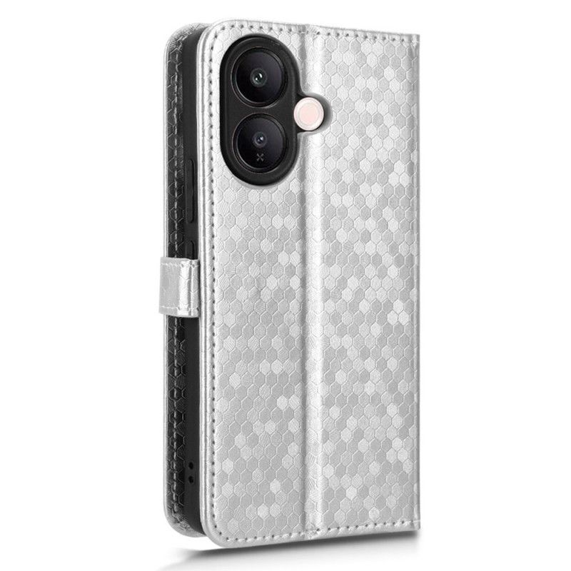 Lederhüllen Vivo V60 Lite Handyhülle Glitzerpunktmuster