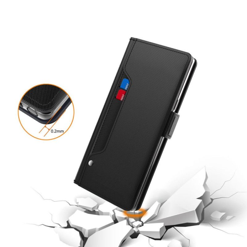 Lederhüllen Vivo V60 Lite Handyhülle Spiegel Und Kartenhalter