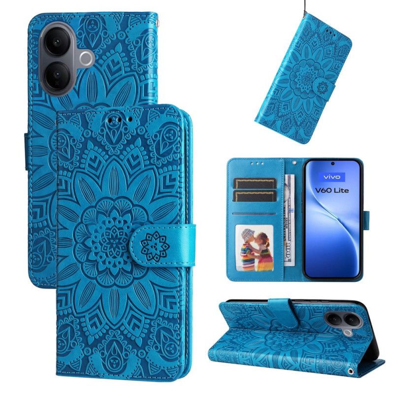 Lederhüllen Vivo V60 Lite Mandala