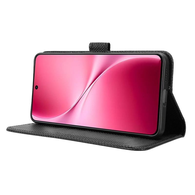 Lederhüllen Vivo V60 Lite Rautenstruktur