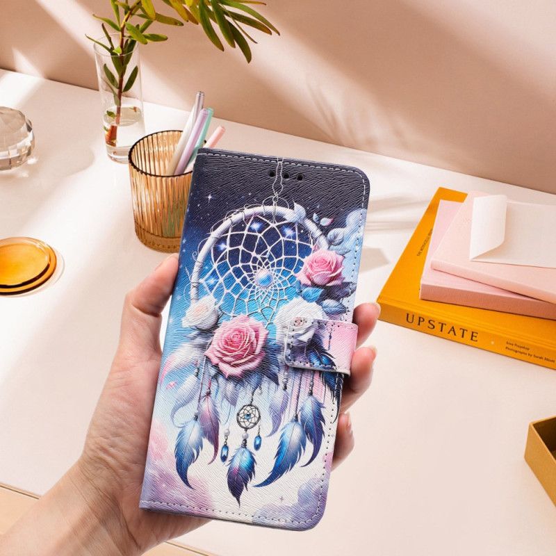 Lederhüllen Vivo V60 Lite Rosen-traumfänger