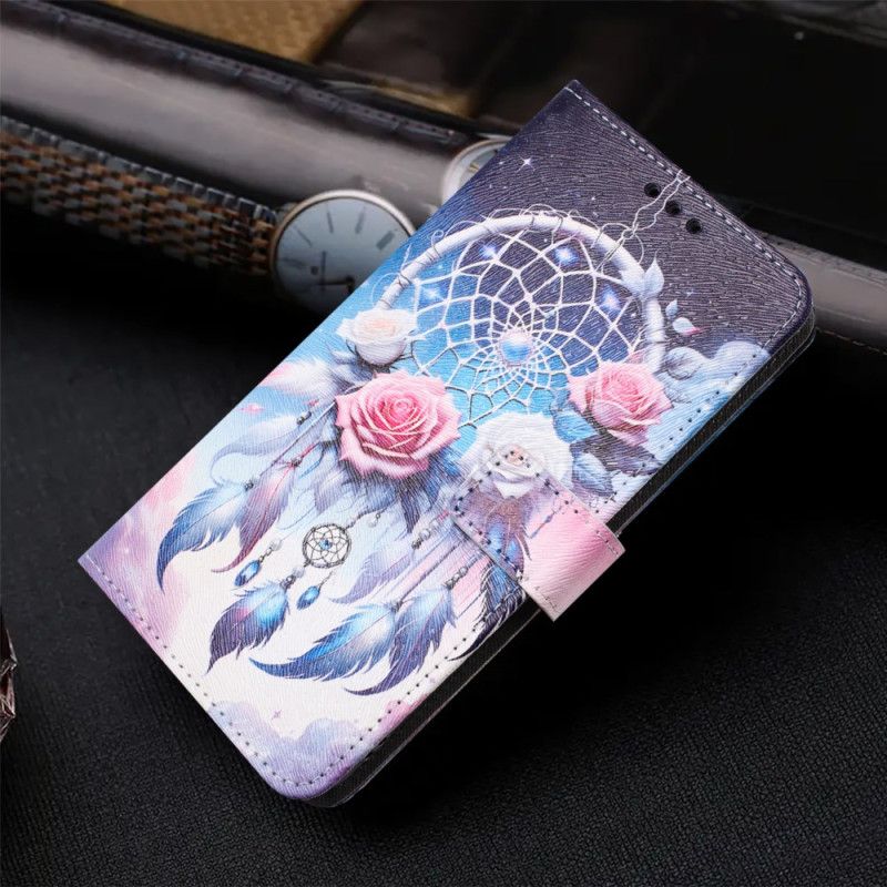 Lederhüllen Vivo V60 Lite Rosen-traumfänger
