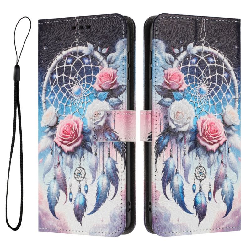 Lederhüllen Vivo V60 Lite Rosen-traumfänger