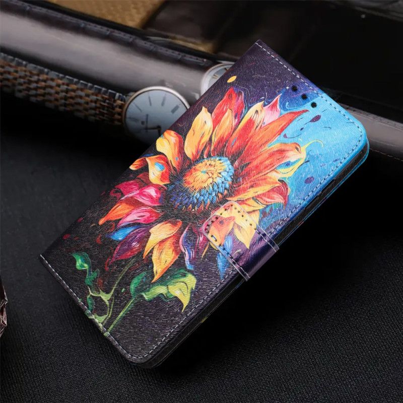 Lederhüllen Vivo V60 Lite Sonnenblume