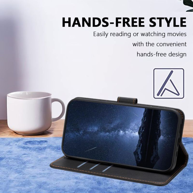 Lederhüllen Vivo V60 Lite Ziernähte