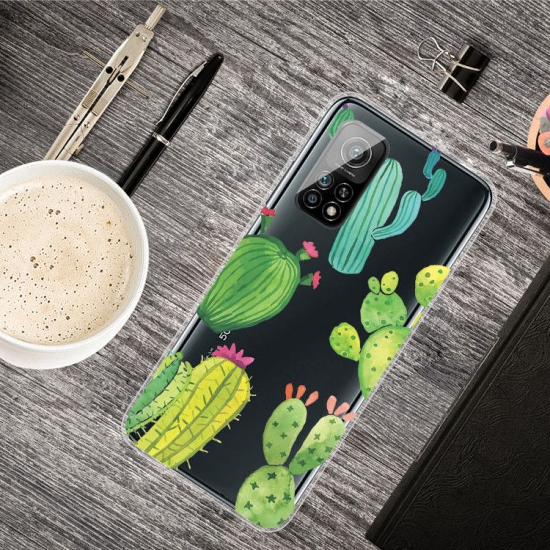 Hülle Xiaomi Mi 10T / 10T Pro Aquarellkaktus