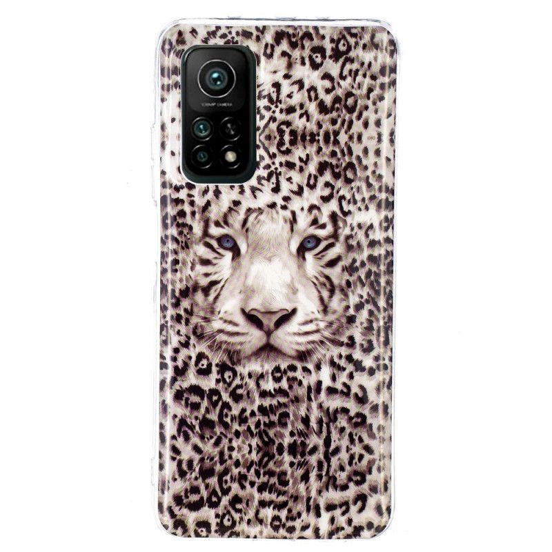 Hülle Xiaomi Mi 10T / 10T Pro Fluoreszierender Leopard