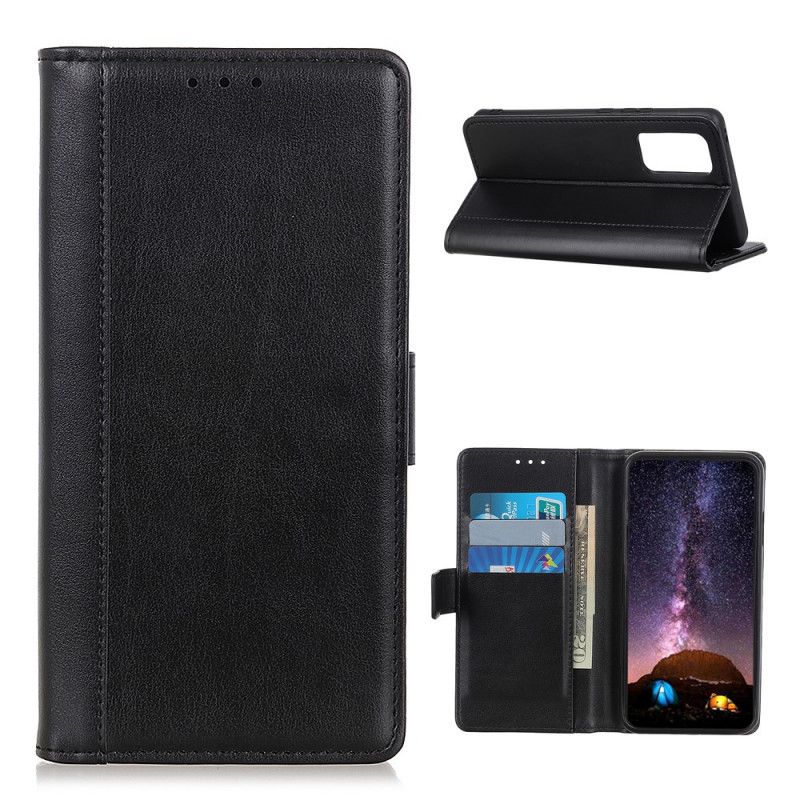 Lederhüllen Für Xiaomi Mi 10T / 10T Pro Schwarz Lederstil