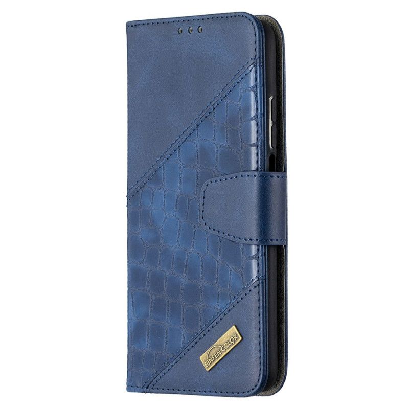 Lederhüllen Xiaomi Mi 10T / 10T Pro Schwarz Klassischer Krokodilhauteffekt