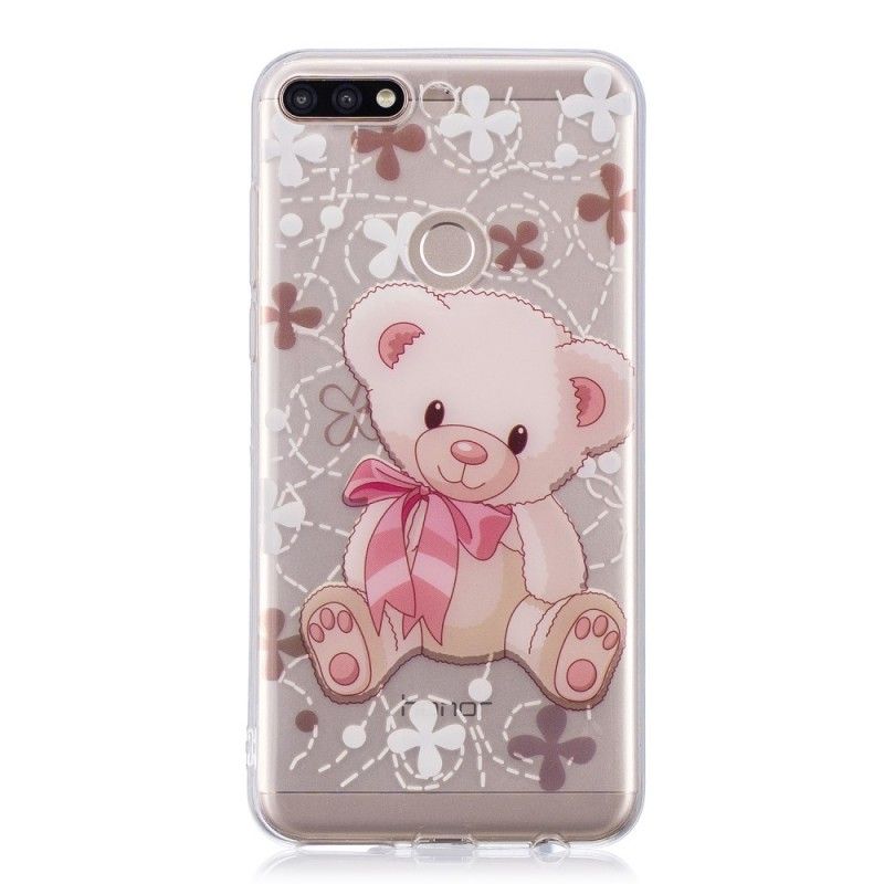 Hülle Huawei Y7 2018 Handyhülle Hübscher Teddybär