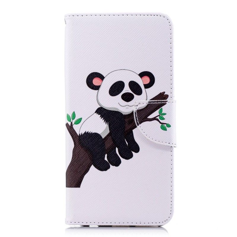 Lederhüllen Huawei Y7 2018 Fauler Panda