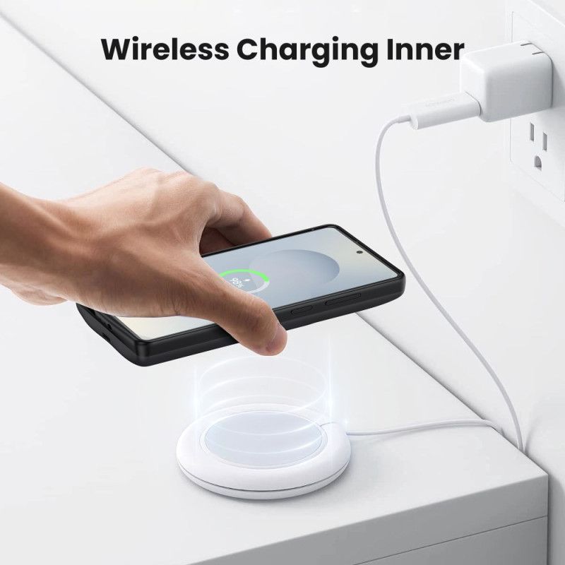 10000-mah-akkuhülle Für Samsung Galaxy S25 Plus / S24 Plus Mit Ladegerät Und Magnetischer Befestigung