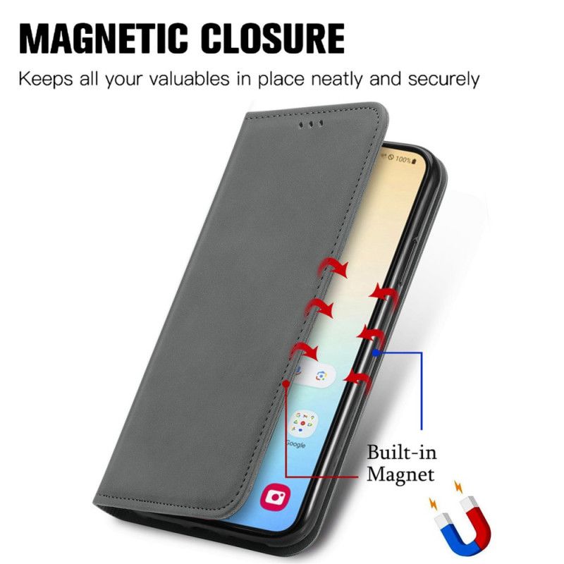 Flip Case Für Samsung Galaxy S25 Plus 5g Wildlederoptik