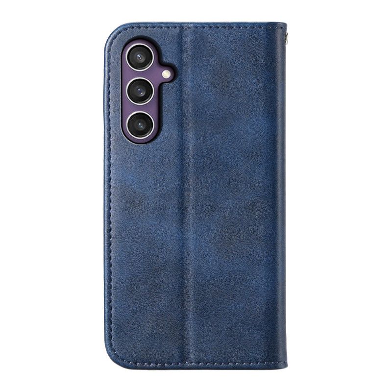 Flip Case Samsung Galaxy S25 Plus 5g Kalbsleder-optik