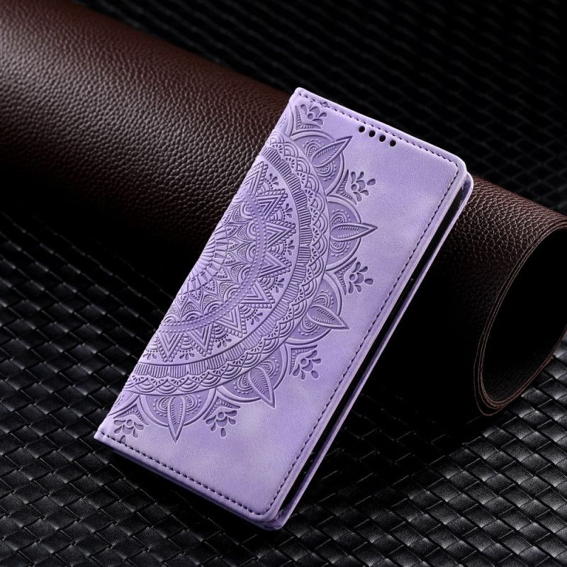 Flip Case Samsung Galaxy S25 Plus 5g Mandala-wildleder-effekt