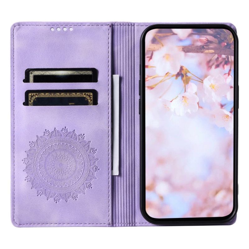 Flip Case Samsung Galaxy S25 Plus 5g Mandala-wildleder-effekt