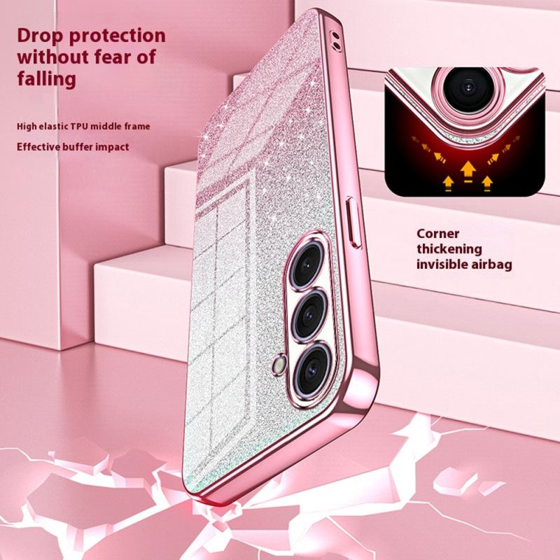 Hülle Für Samsung Galaxy S25 Plus 5g Glitzerrücken