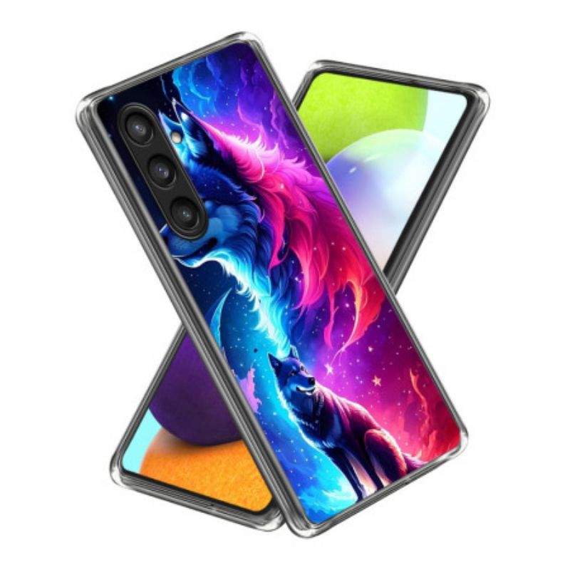 Hülle Samsung Galaxy S25 Plus 5g Bunter Wolf