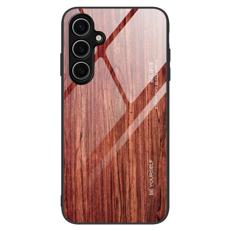 Hülle Samsung Galaxy S25 Plus 5g Gehärtetes Glas Mit Holz