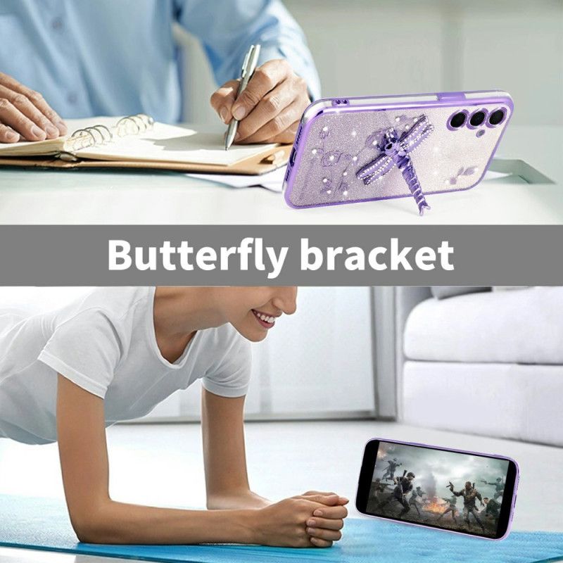Hülle Samsung Galaxy S25 Plus 5g Handyhülle Dragonfly Kadem-halterung