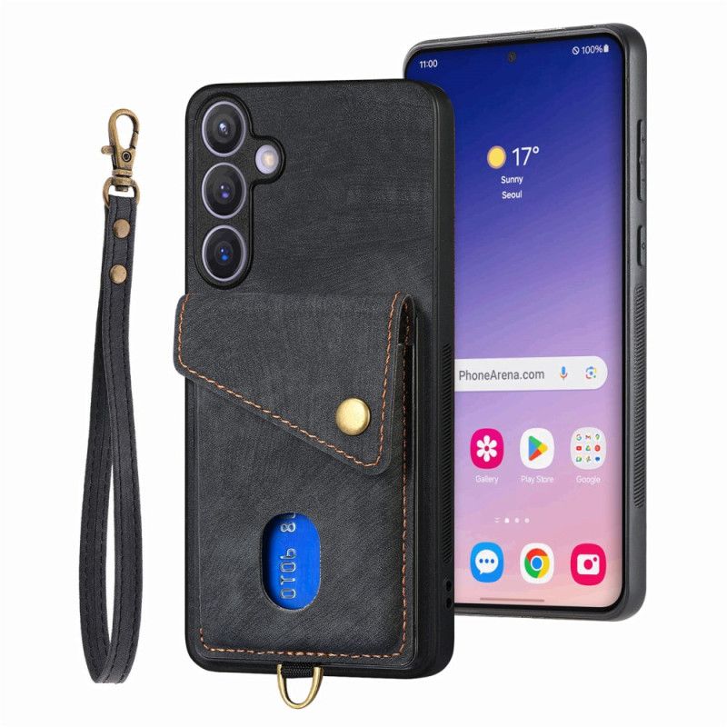 Hülle Samsung Galaxy S25 Plus 5g Multifunktional Wildlederoptik