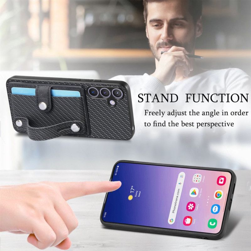 Hülle Samsung Galaxy S25 Plus 5g Riemen Und Kartenhalter