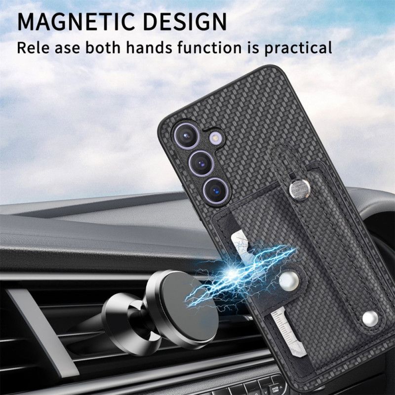 Hülle Samsung Galaxy S25 Plus 5g Riemen Und Kartenhalter