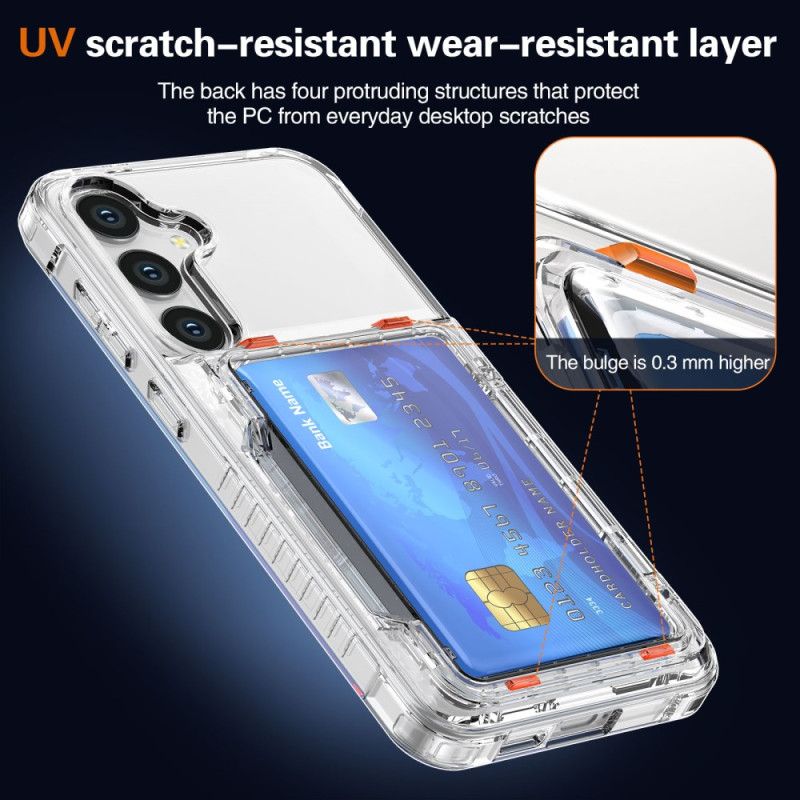 Hülle Samsung Galaxy S25 Plus 5g Transparenter Kartenhalter