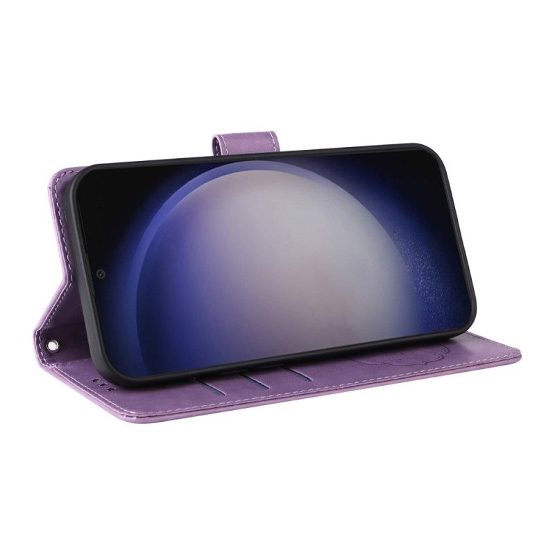 Lederhüllen Für Samsung Galaxy S25 Plus 5g Kleine Blumen