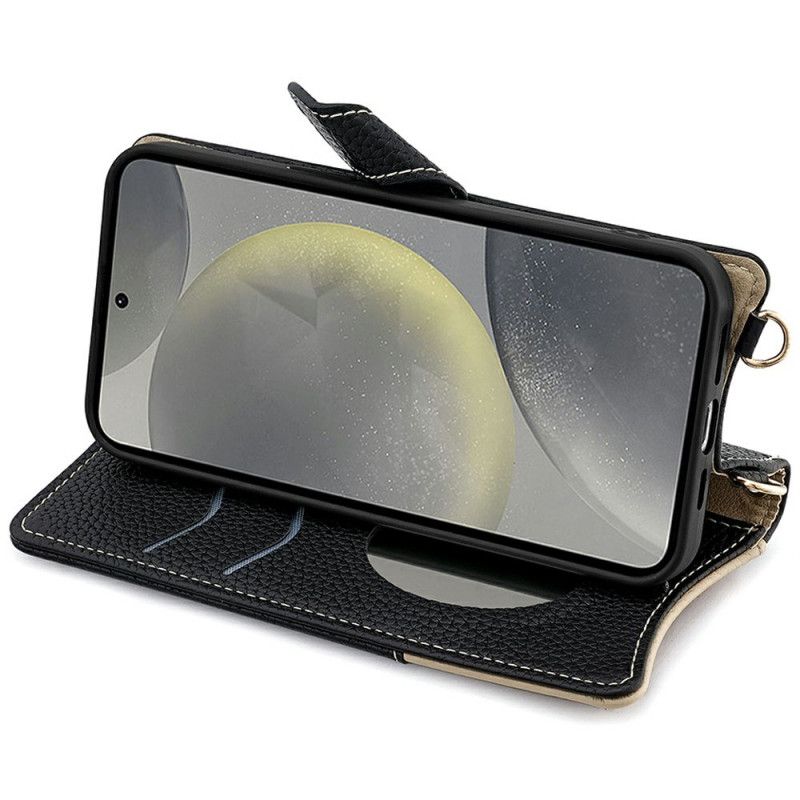 Lederhüllen Samsung Galaxy S25 Plus 5g Geldbörse Mit Kette