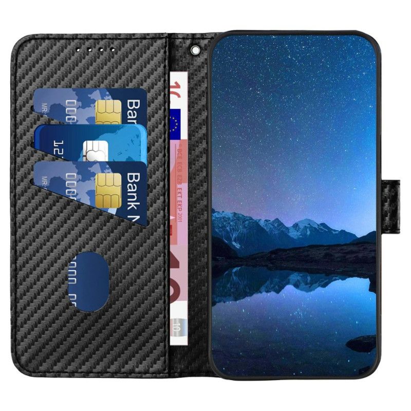 Lederhüllen Samsung Galaxy S25 Plus 5g Handyhülle Carbonfaser Mit Riemen