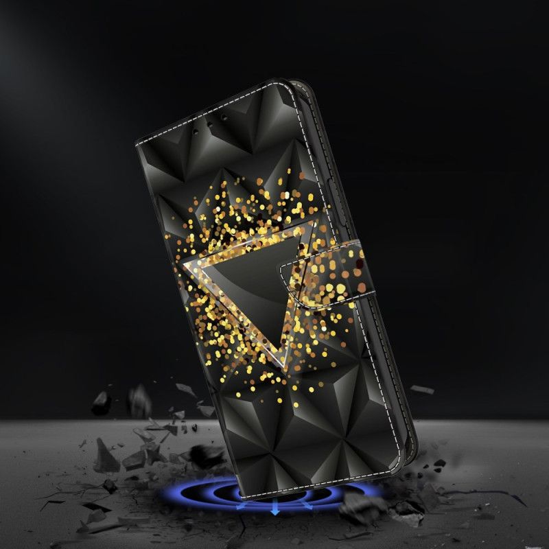 Lederhüllen Samsung Galaxy S25 Plus 5g Handyhülle Goldenes Dreieck