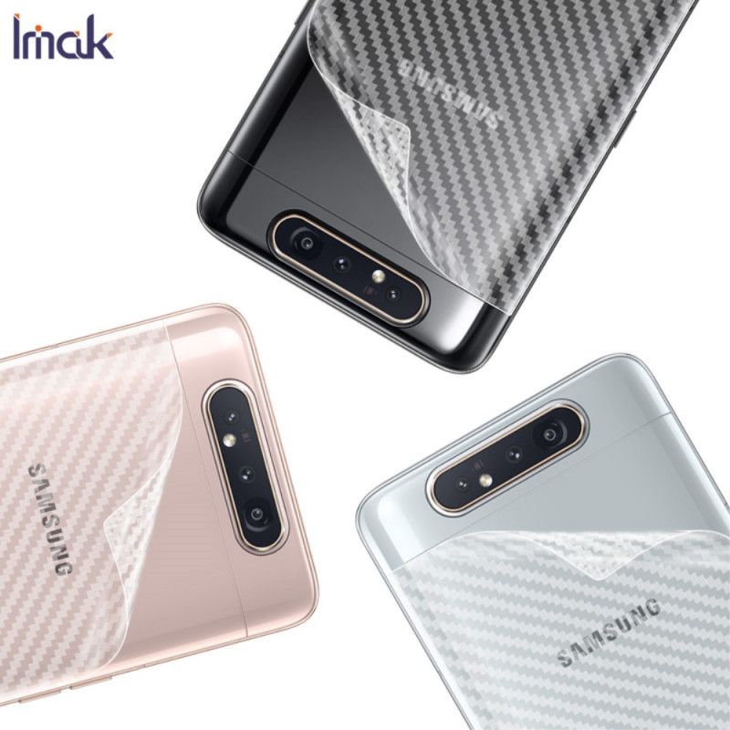 Hintere Schutzfolie Für Samsung Galaxy A80 / A90 Carbon Imak Style