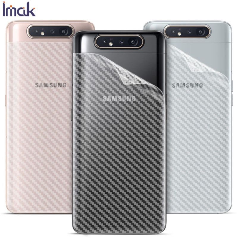 Hintere Schutzfolie Für Samsung Galaxy A80 / A90 Carbon Imak Style