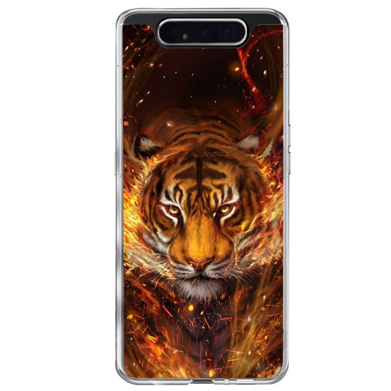 Hülle Samsung Galaxy A80 / A90 Feuertiger