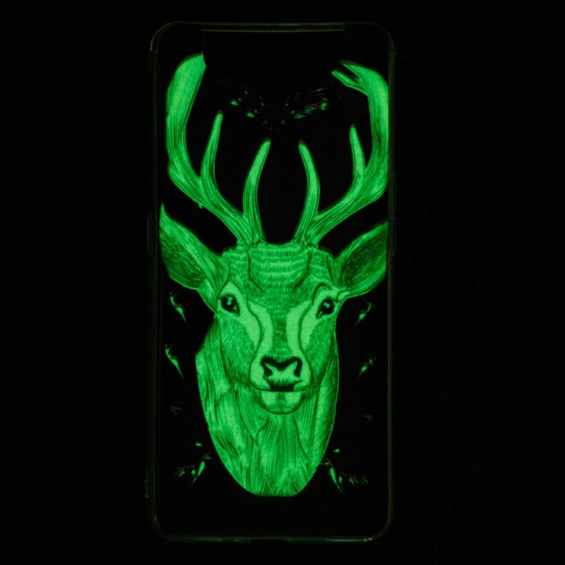 Hülle Samsung Galaxy A80 / A90 Fluoreszierender Majestätischer Hirsch