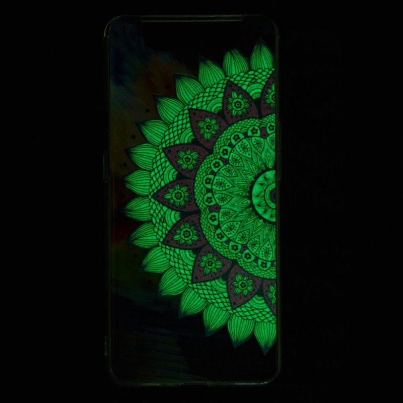 Hülle Samsung Galaxy A80 / A90 Fluoreszierendes Farbiges Mandala