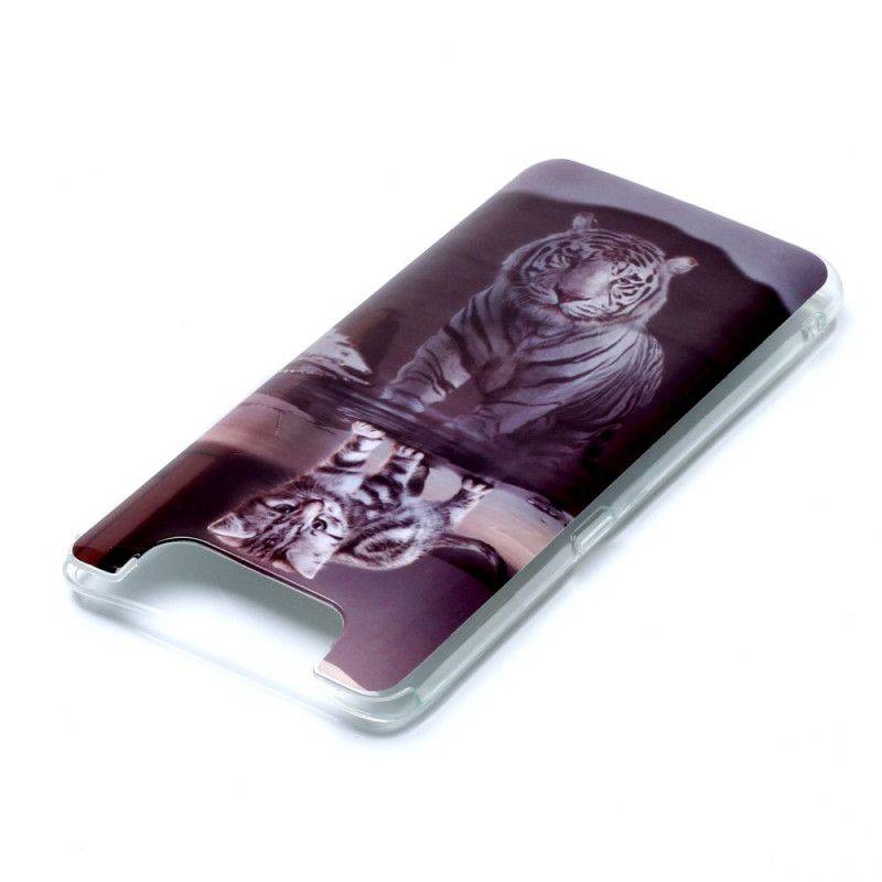 Hülle Samsung Galaxy A80 / A90 Handyhülle Ernest Den Tiger