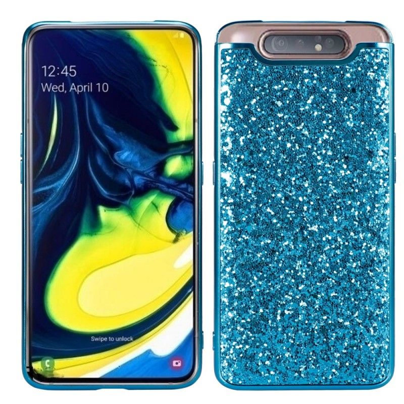 Hülle Samsung Galaxy A80 / A90 Schwarz Premium Glitter