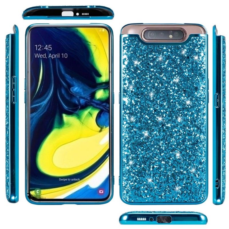 Hülle Samsung Galaxy A80 / A90 Schwarz Premium Glitter