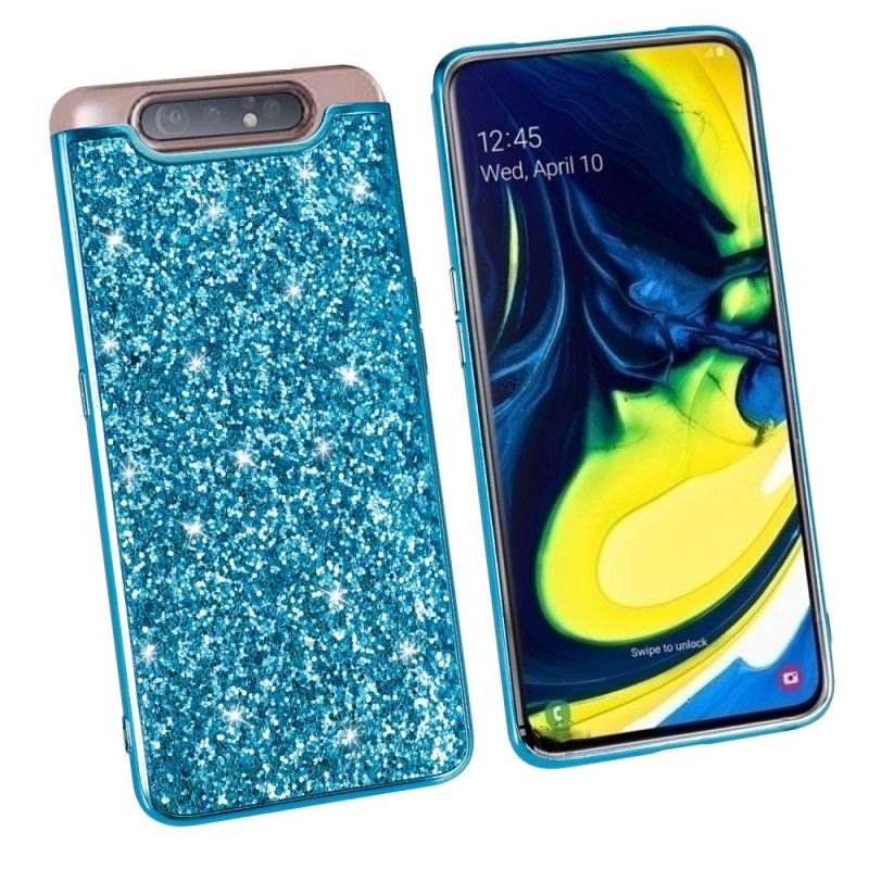 Hülle Samsung Galaxy A80 / A90 Schwarz Premium Glitter