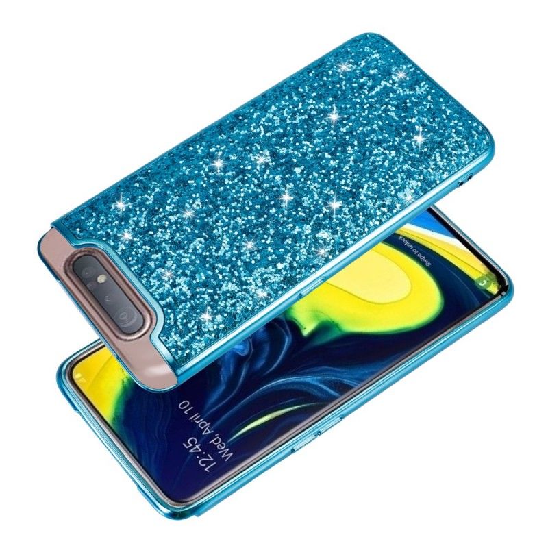 Hülle Samsung Galaxy A80 / A90 Schwarz Premium Glitter